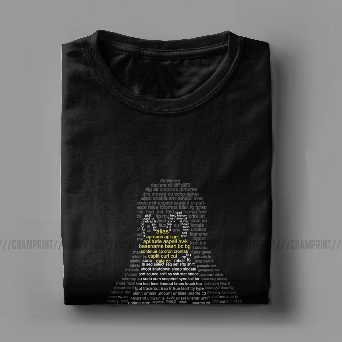 Linux Penguin Bash Commands T Shirts Men Awesome T-Shirts Tux Programmer Computer Developer Geek Nerd Tees 5XL Clothing