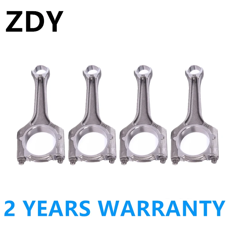 2.0T Piston Pin23mm EA888 Engine 4PCS Conrod Connecting Rod Set 06H198401A For VW Sharan Tiguan Scirocco For Audi A4 A5 A6 Q5