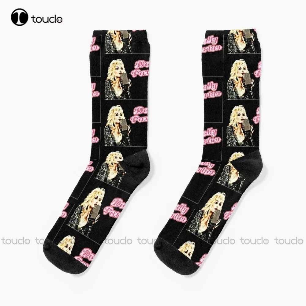 Best-Of-Dolly-Song Dolly Parton Singer Socks Cycling Socks Christmas New Year Gift Custom Gift Unisex Adult Teen Youth Socks