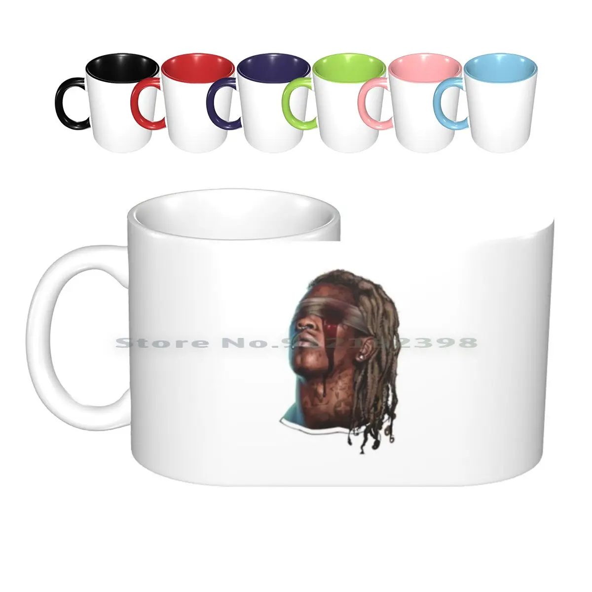 Young Thug Ceramic Mugs Coffee Cups Milk Tea Mug Music Band Rap Rapper Hiphop Hip Hop Hip Hop Hommies Reggae Harlem Young Thug