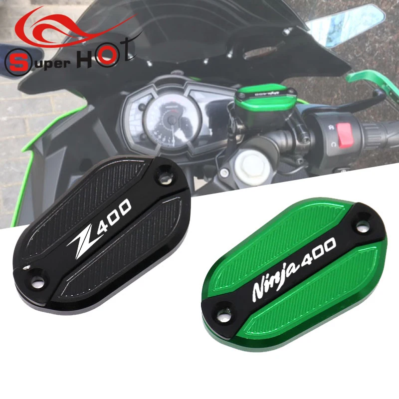 

Motorcycle accessories Front Brake Fluid Reservoir Cap Cover for Kawasaki Ninja400 NINJA 400 Z400 Z 400 2018-2021