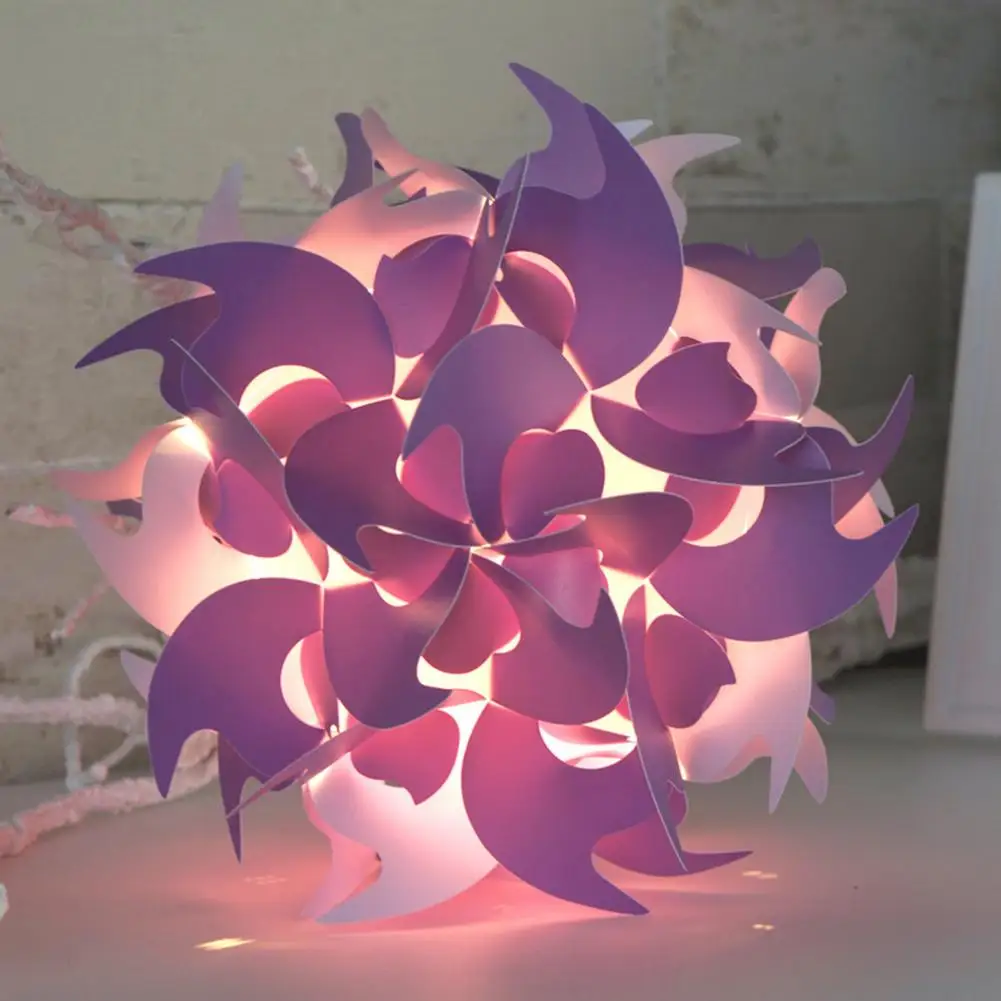 Lanterne d'hortensia à LED en plastique, lanterne légère et Portable chinoise, décoration à une touche, pour la décoration de la maison, cadeaux, DIY