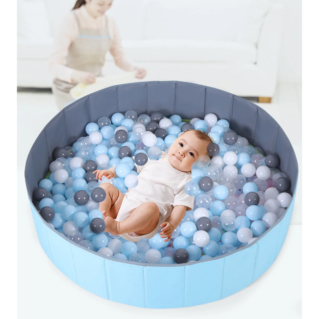 Kids Safety Barrier Children Play Game Fence Toy Sand Pool Baby Indoor Outdoor Playground Ocean Ball Pool Folding Playpen Kids