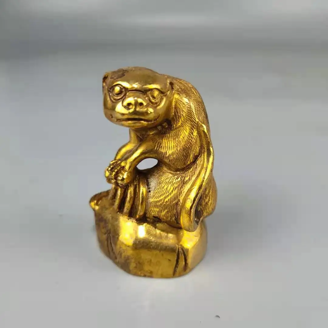 

Редкая статуя старого золотого зверя, лучший коллекционный украшение