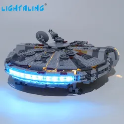 Lightaling Led Light Kit for 75257 Star New Edition Millennium Building Blocks Compatible With Falcon LJ99022