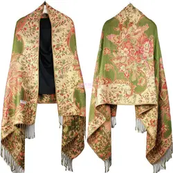 180*70cmLady Echarpes Foulards Femme Scarf Women Cachecol Double Side Large Long Tassel Pashmina Scarf Wrap Shawl Mujer Bufanda