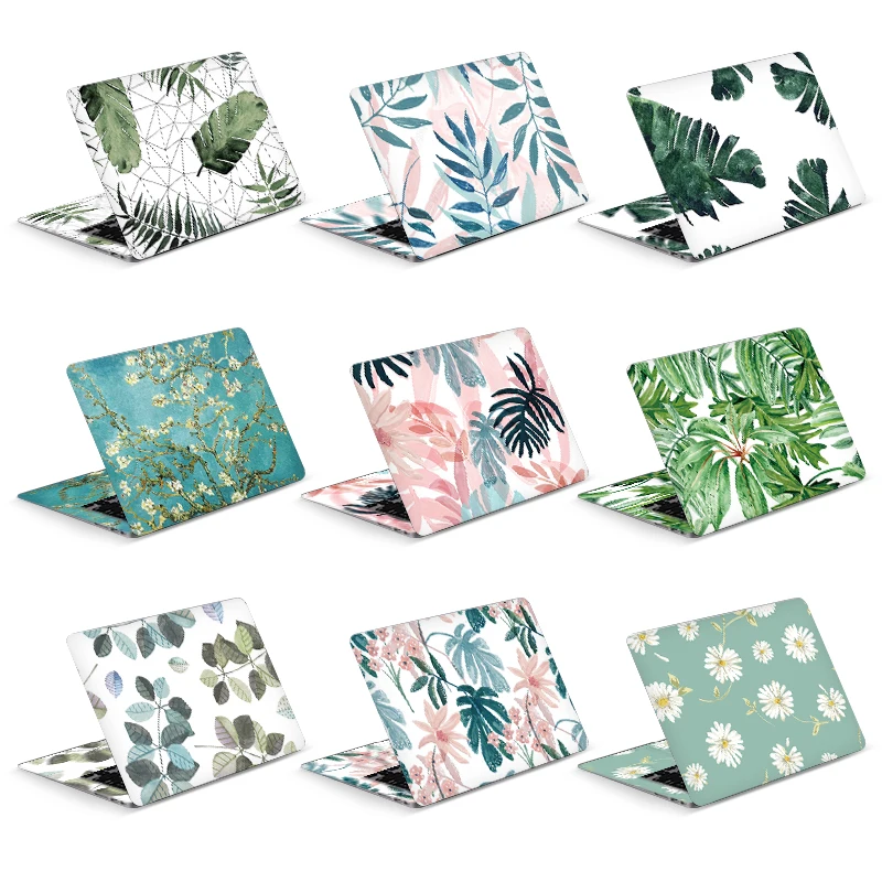 Universal Botany Cover Laptop Stickers Skins 2pcs 13.3