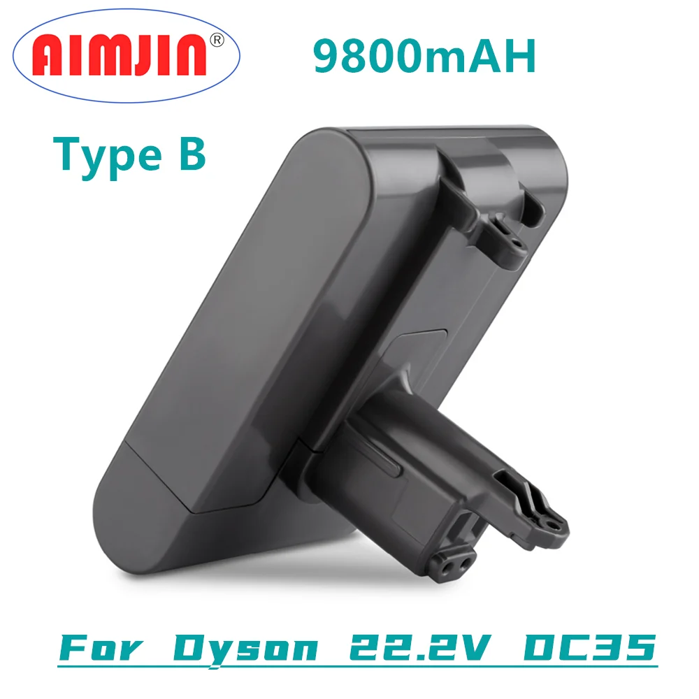 

Newest 22.2V 9800mAh (Type B) Li-ion Vacuum Battery for Dyson DC35, DC45 DC31, DC34, DC44, DC31 Animal, DC35 Animal