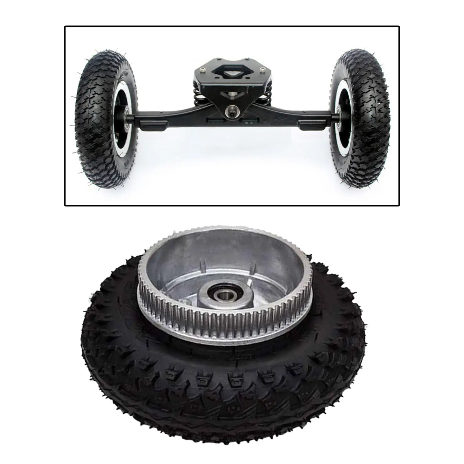 Diy E-skateboard 200*50mm Electric Skateboard 72 Tooth Gear Motor Truck Wheel For Longboard Off Road Board pully wheel