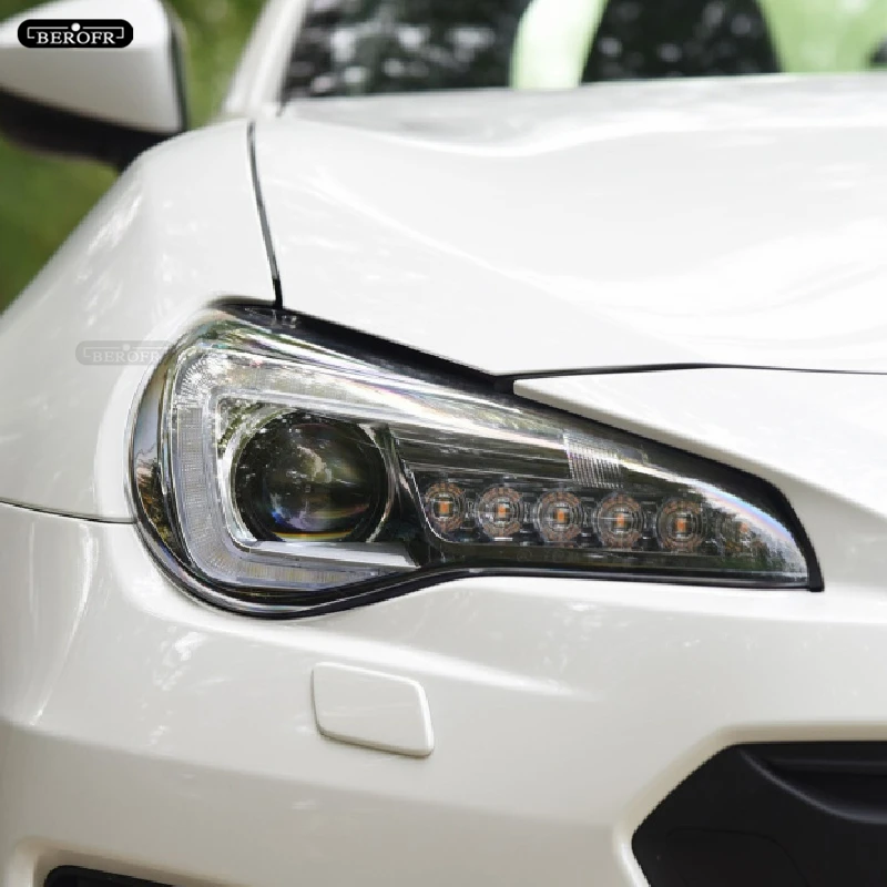

2Pcs Car Headlight Protective Film Front Light Transparent TPU Sticker For Subaru Legacy Impreza Forster BRZ Outback Accessories
