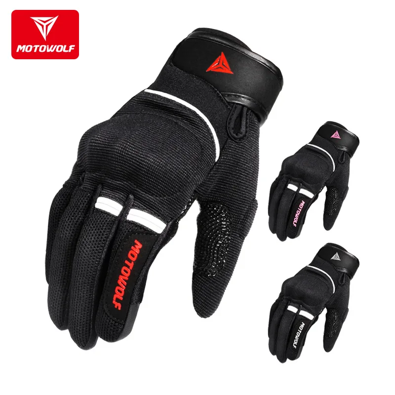 

Women Motorcycle Gloves Driving Riding Gloves Touch Screen Protective Reflective Guantes Antislip Moto Invierno Guantes Moto