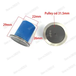 Wire Cut Parts Guide Wheel Pulley Roller 571 OD22*L29mm Copper Assembly for WEDM Wire Cutting Machine