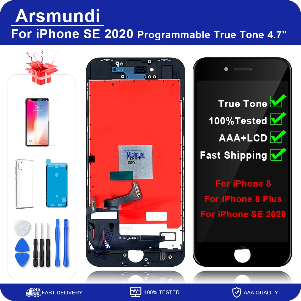 استبدال شاشة LCD لجهاز iPhone SE (2020) – تقييم شامل لجودة True Tone ودقة اللمس