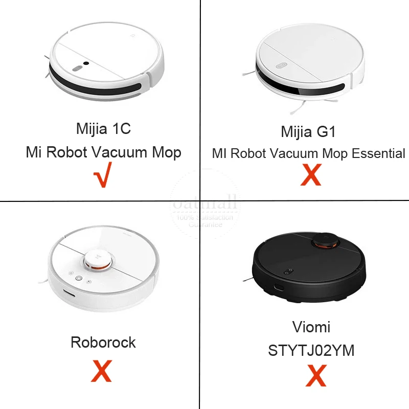 Pano mop para xiaomi mijia 1c 2c 1t/dreame f9 d9 toalhetes trapos acessórios xiomi mi robô aspirador de pó mop peças reposição