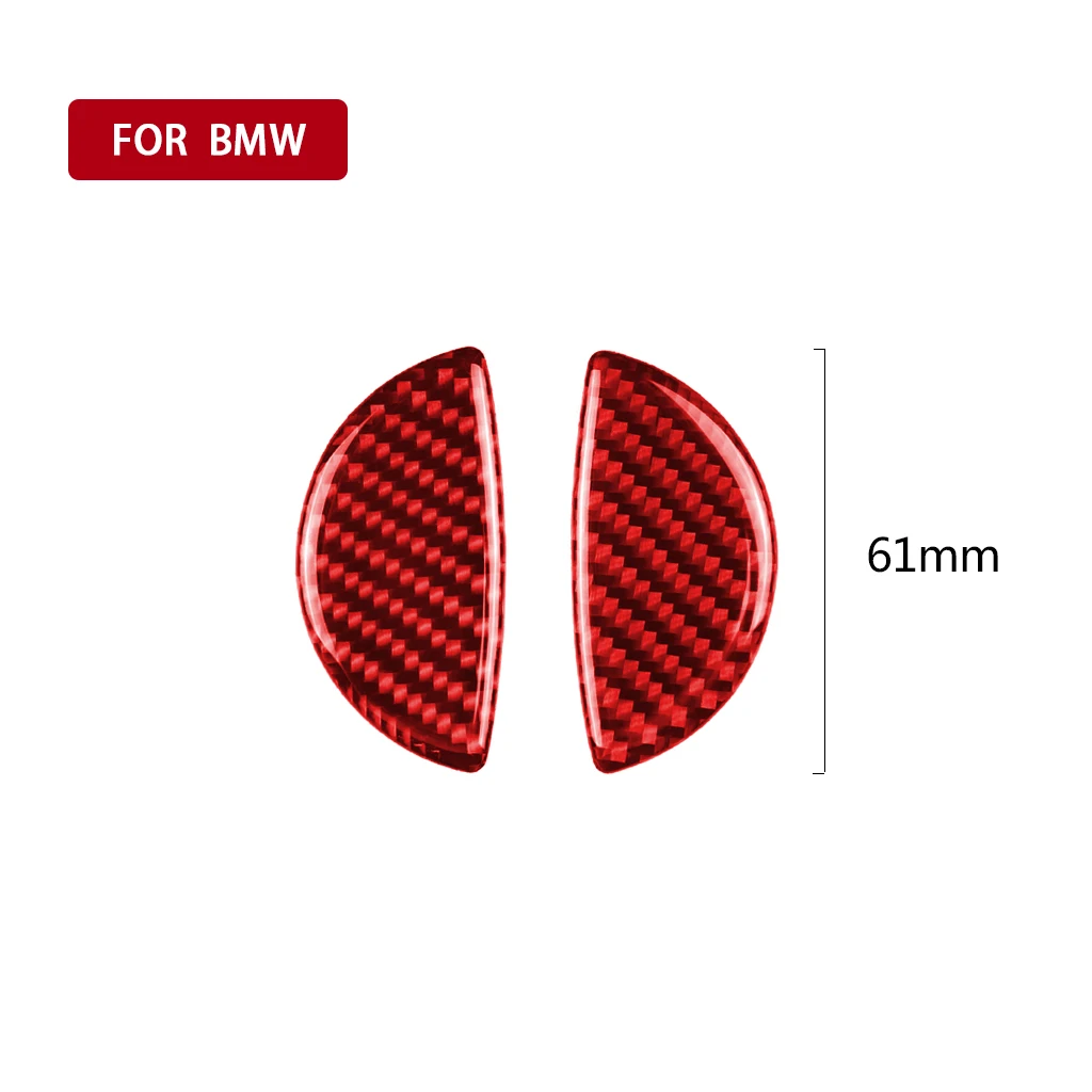 2pcs Carbon Fiber Car Door Handle Cover Sticker For MINI Cooper R55 R56 R60 R61 Clubman Countryman F55 F54 Interior Modification