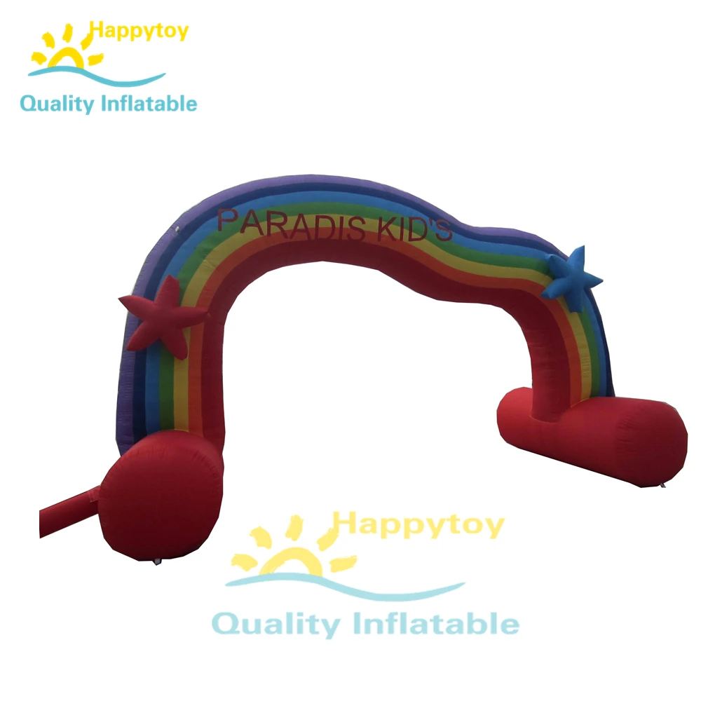 Promotional Gift LOVE Balloon Inflatable Rainbow Arch For Party Decoration