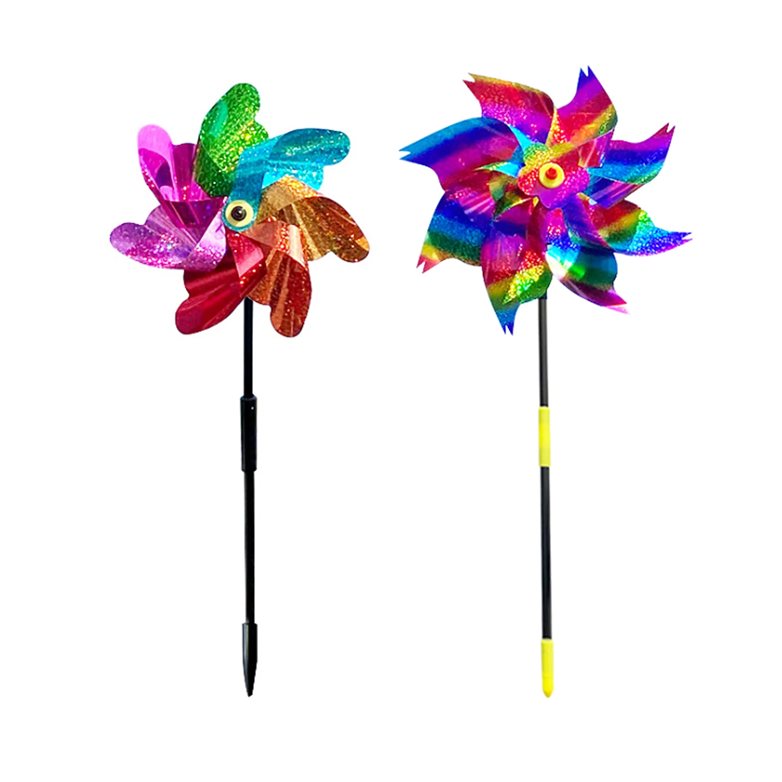 

Anti Bird Scarecrow Windmill Sparkly Pinwheels 1PC Outdoor Event Decoration For Yard Protect Garden Lawn Flower