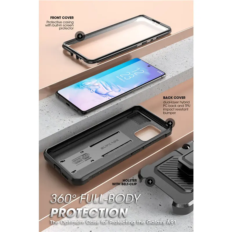 SUPCASE For Samsung Galaxy S10 Lite Case (2020 Release) UB Pro Full-Body Rugged Holster Cover WITH Built-in Screen Protector