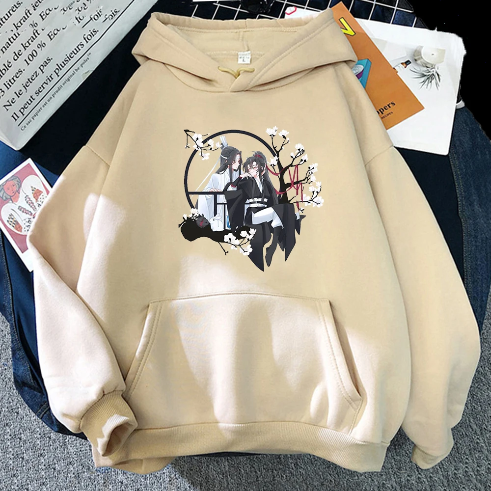 Anime Mo Dao Zu Shi Hoodie Streetwear Women The Untamed Lan WangJi Wei Wu Xian Print Hoodies Harajuku itself Sweatshirt moletom