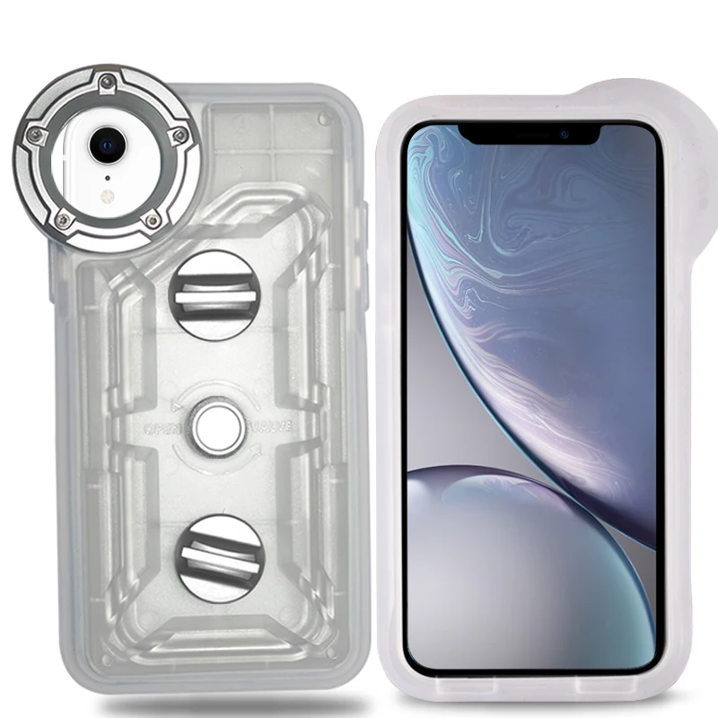 Telefoon Case Voor Iphone 11 11Pro 11Pro Max Waterdichte Telefoon Behuizing 60 M Onderwater Beschermhoes Voor Duiken Nieuwkomers 1 Pc
