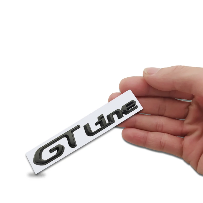 3D Car Sticker GT Logo Metal Emblem Badge Decals For Peugeot 208 GT LINE 2008 E208 308 306 106 206 205 307 3008 207 508 5008