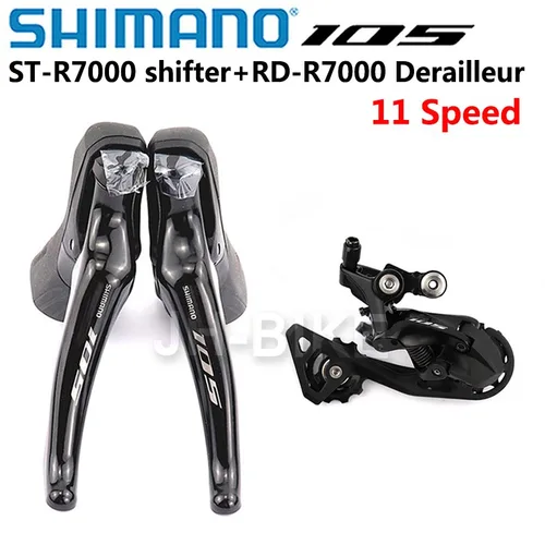SHIMANO 105 R7000 Kit de grupos 2x11 velocidades R7000 palanca de cambios + desviador trasero bicicleta de carretera palanca de doble Control desviador trasero SS GS