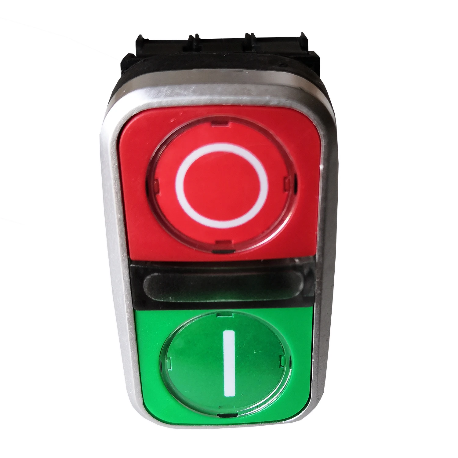 LA115-A5-11RD1 Impermeabile 1NO LB 1NC 220V M22 Interruttore a pulsante illuminato momentaneo a pulsante per armadio di controllo della pompa
