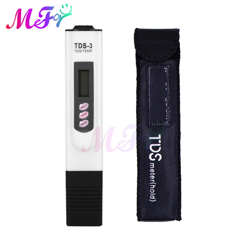 Portable Pen Digital Water Meter Filter Measuring Water Quality Purity Tester TDS Meter Thermometer for Aquarium Pool