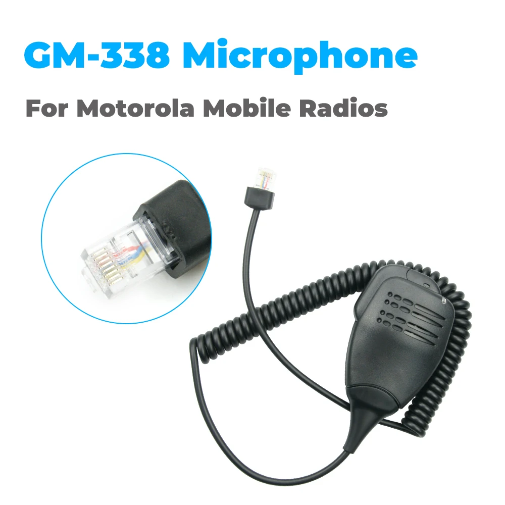 PMMN4007A Hand Microphone,Car Radio HandHeld Speaker for Motorola GM338 /GM950 /GM300 /GM3688 /GM3188 /GM398/EM200/EM400/GM3688