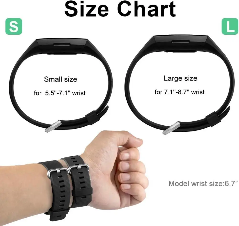 Bracelet for Fitbit Charge 3 SE band Replacement watchband Charge4/3SE Smart Watch Sport Silicone strap Fitbit Charge 4 band