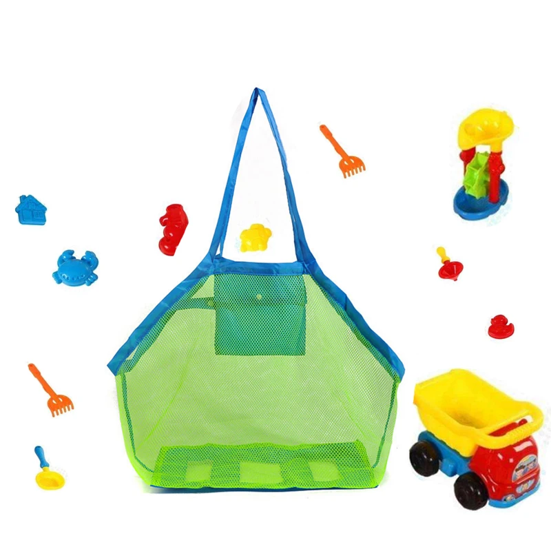 Outdoor Children\'s Beach Toys Quick Storage Bag Digging Sand Tool Clutter Storage Bag Foldable Portable Beach Bag Swimming Bag