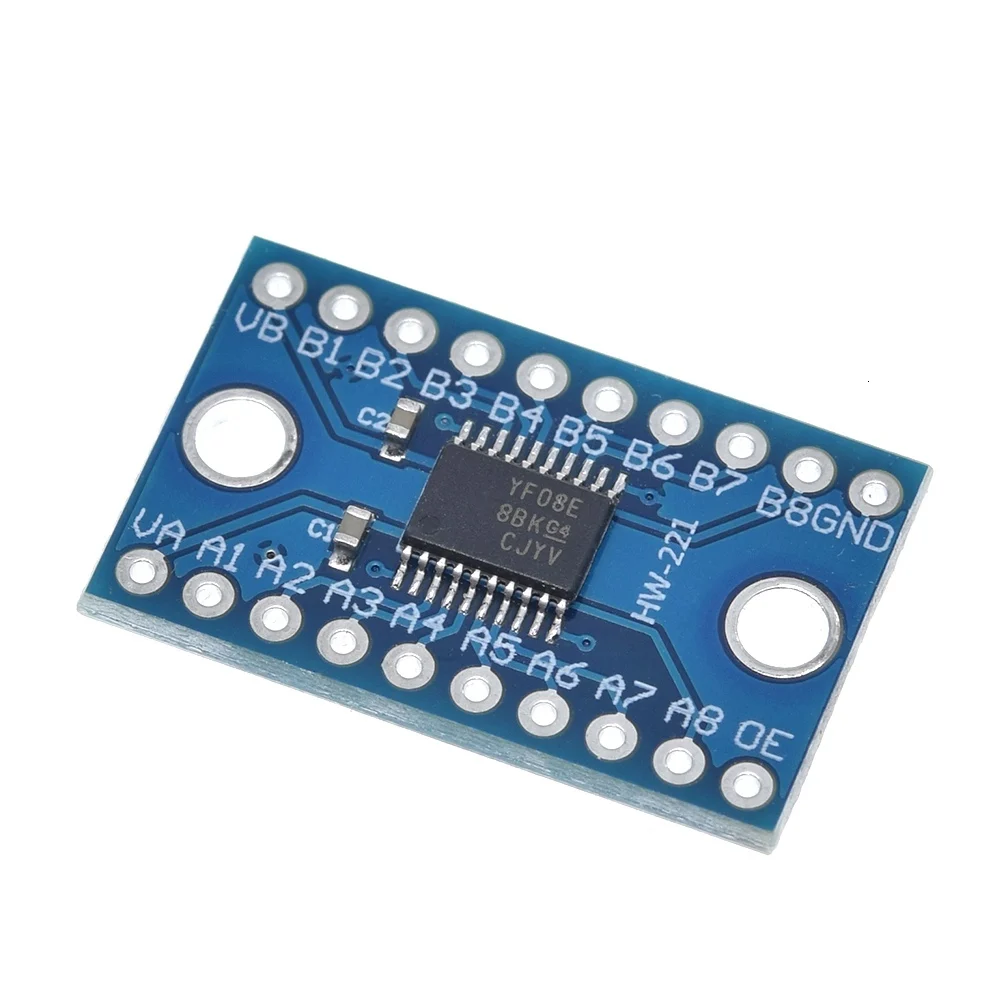 TZT 1/3/5 Stück 8-Kanal-Dual-Loch-Logikpegel-Konverter TXS0108 TXS0108E Bidirektionales Spannungsmodul für Arduino mit Pins – Detail 6