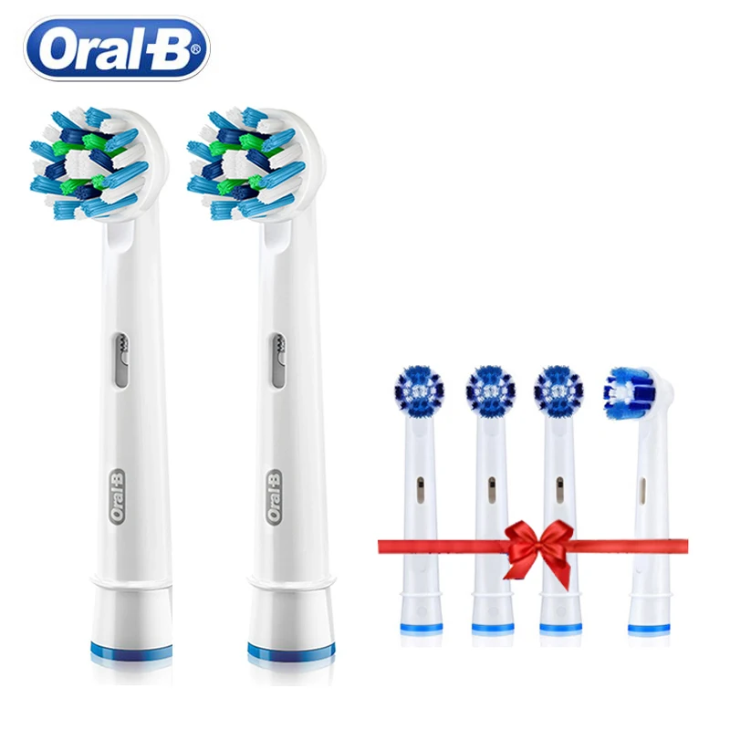 Đầu Bàn Chải Oral B Comtatiable Với Bàn Chải Đánh Răng Điện Oral-B Tay Cầm Nha Khoa Răng Kẹo Cao Su Sạch + 4 Tặng Thay Thế đầu Bàn Chải