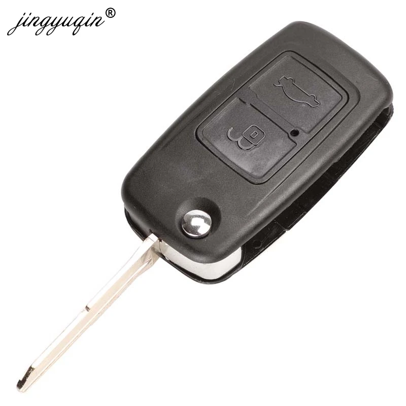 jingyuqin for CHERY A5 FULWIN TIGGO E5 A1 COWIN EASTER Car Key Case 3 Buttons Modified Remote Key ABS Shell