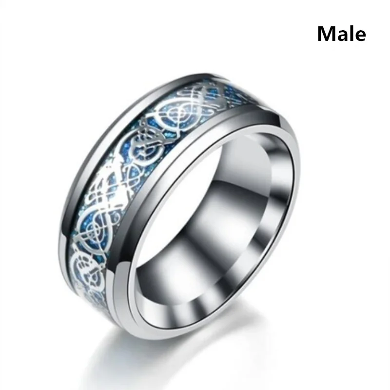 2025 Fashion Jewelry Couples Rings For Lovers Statement Wedding Bands Gift Cute Zircon Rings Set Trendy Stainless Steel Men Ring