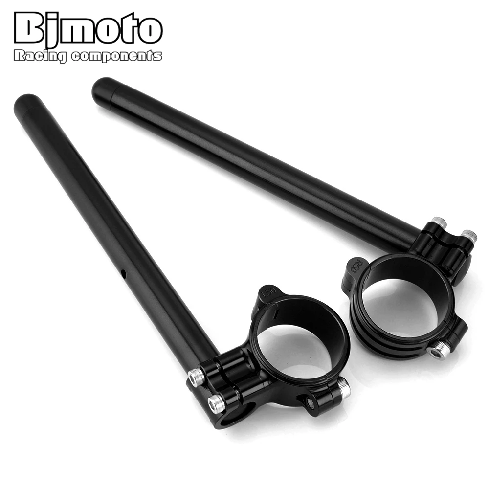 

Bjmoto 7/8" 22mm Motorcycle Handbar Clip Ons 33mm Clipon Motorbike CNC adjustable handlebars Lift Clip-Ons Fork handle bar