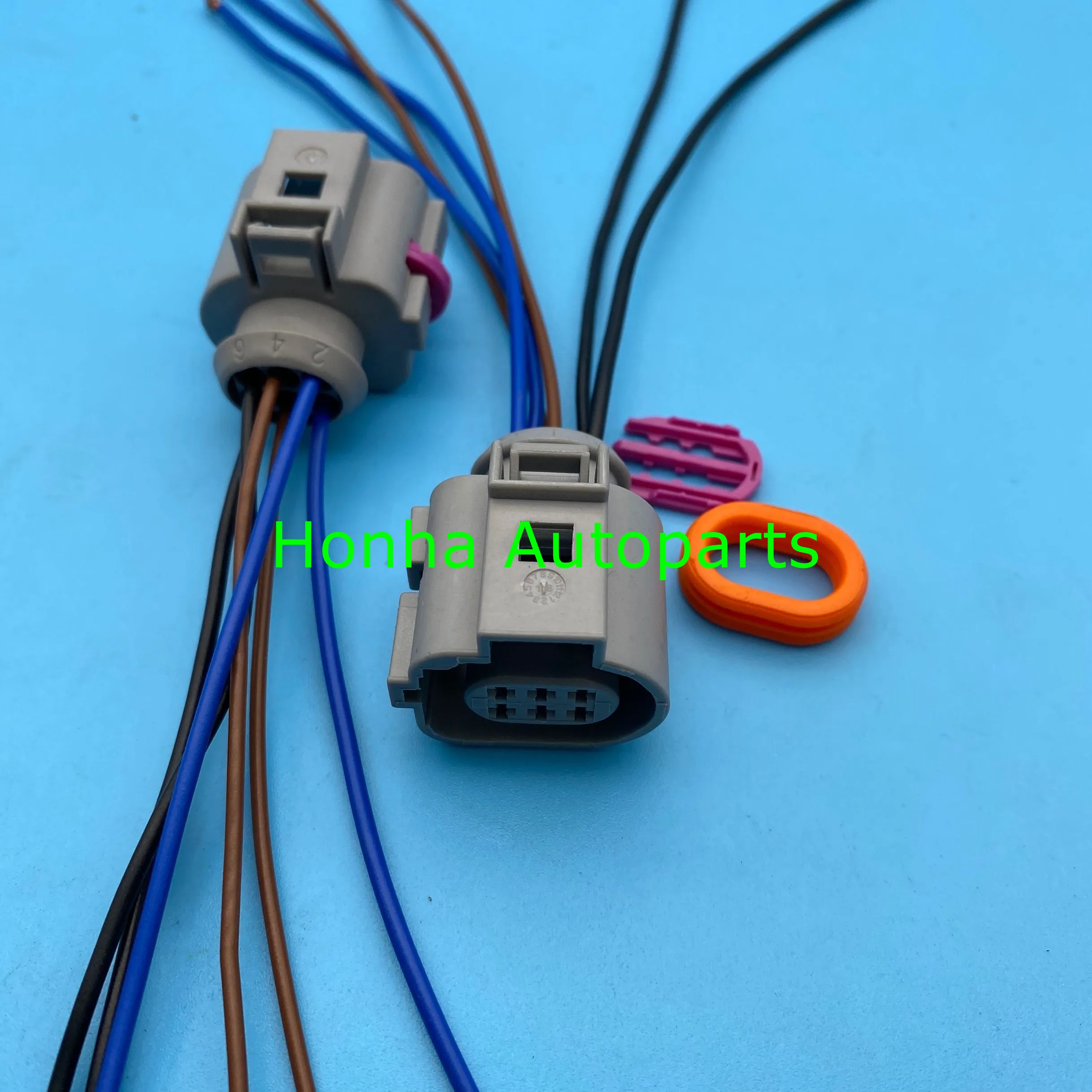 

10/20/50/100 pcs 6 Pin 1J0973713G Automotive Connector 1.5mm Waterproof Auto Plug 1J0 973 713 G with wire or without wire