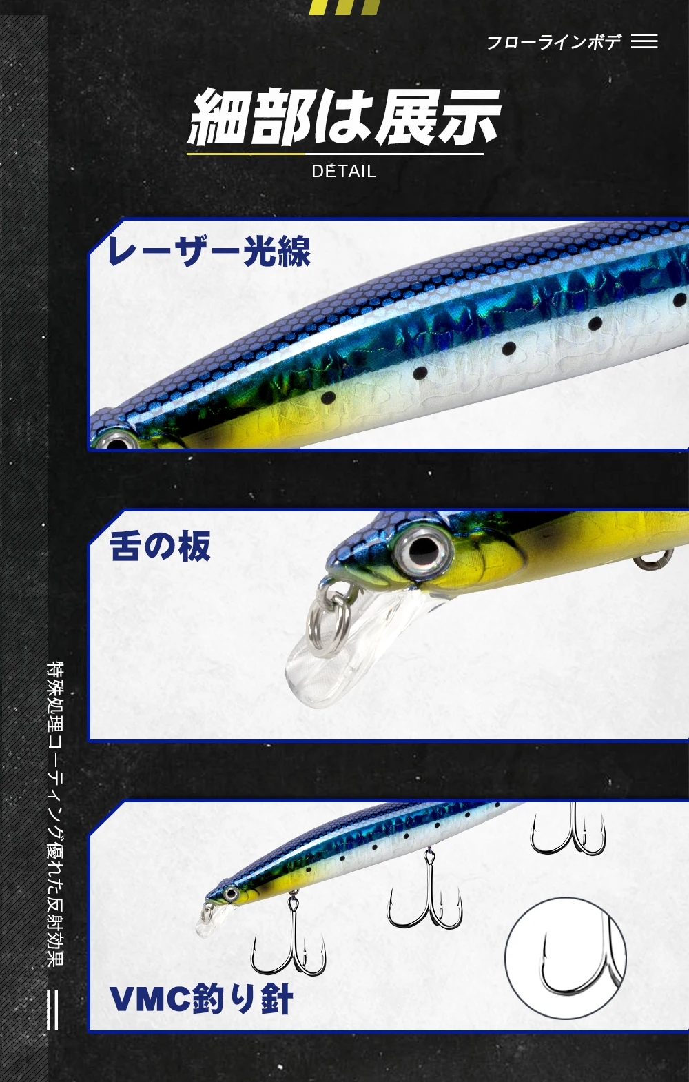 D1 Minnow-Angelköder, die schwimmende 145 mm/120 mm künstliche Wobbler für Barsch-Thunfisch-Flatfish aufhängt – Detail 4