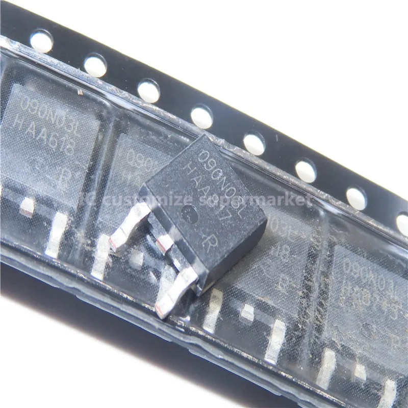 10 tamanhos com transistor smd, 090n03l de ipd090n03lg a-252, 30v e 40a