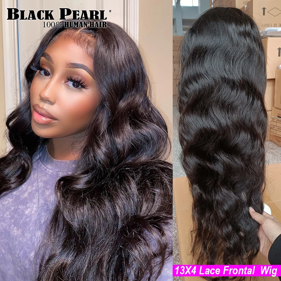 200D Loose Body Wave Lace Front Wig Human Hair Lace Frontal Wigs For Black Women Brazilian Hair Pre Plucked Loose Deep Wave Wig