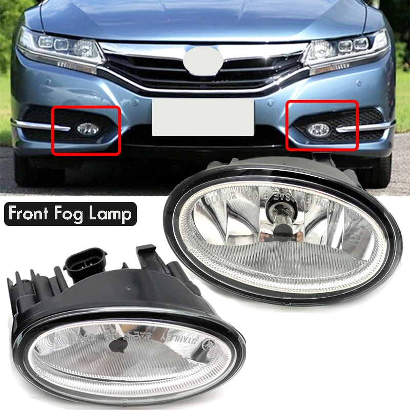 Lofty Richy Front Bumper Fog Lamp Fog Light For Honda JADE 2014-2016 Europe ACCORD SPIRIOR 2015-2017 VEZEL 2014-2017 XRV HRV CRV