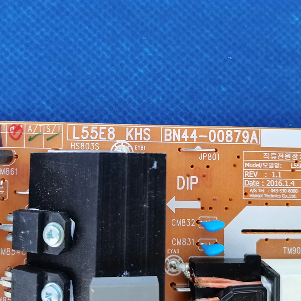 Оригинальная плата питания для телевизора UN55KS9000F, UN55KS9500FXZA, UE55KS8080T, UE55KS8000T, UA55KS9800JXXZ