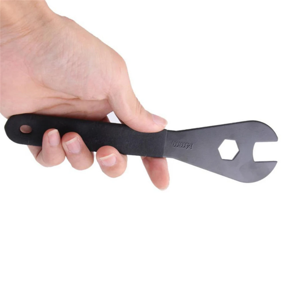 

Carbon Steel Bicycle Spanner Wrench Spindle Axle Cycling Bike Repair Tool for 13mm 14mm 15mm 16mm 17mm 18mm Cone