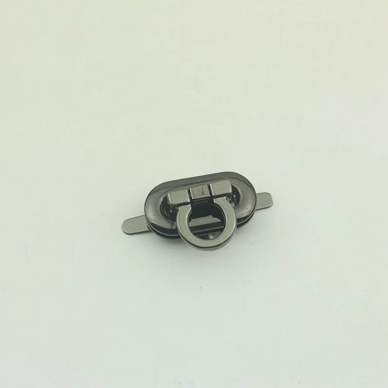10pcs Metal Bag Folding Lock Oval Shape Clasp Closure Catch Buckles Leather Craft Women Bag Purse Handbag Accessories 30mm