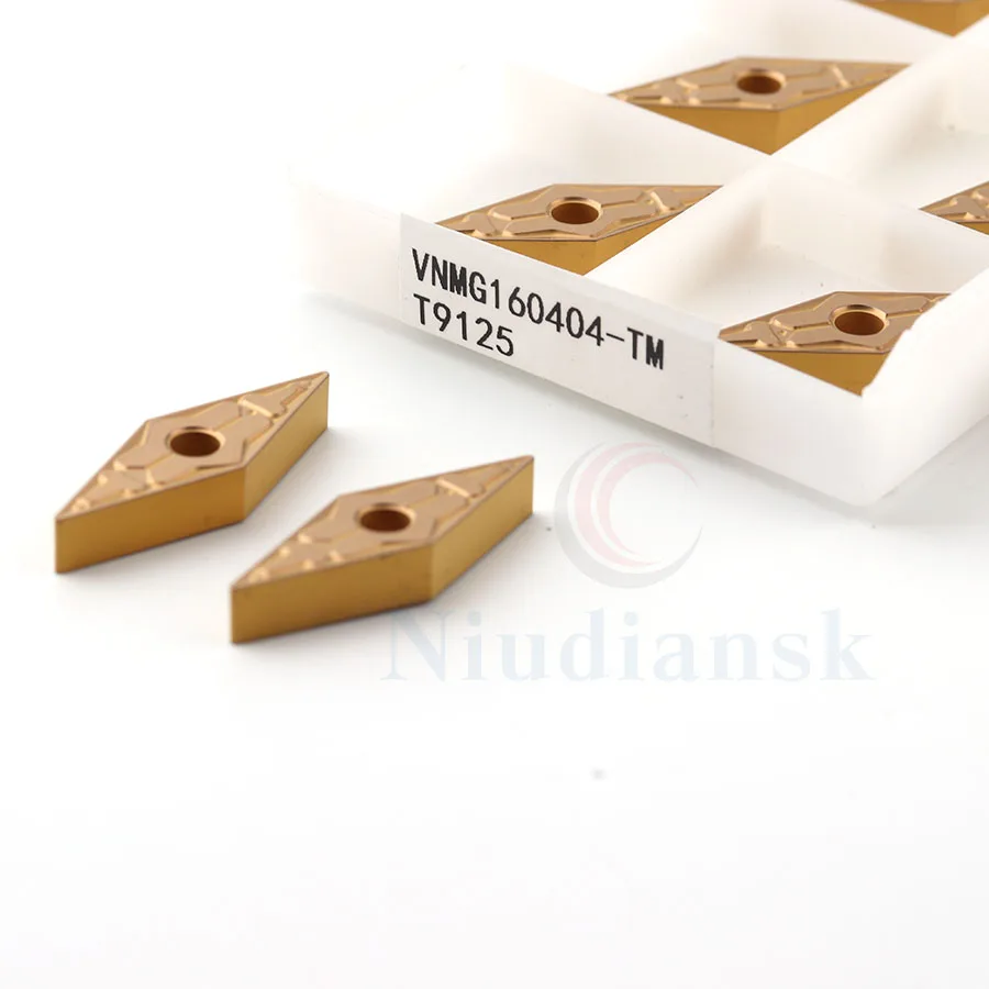 100% Original VNMG160404-TM T9125 VNMG160408-TM T9125 milling turning tools carbide turning tool VNMG160412 CNC Turning blade