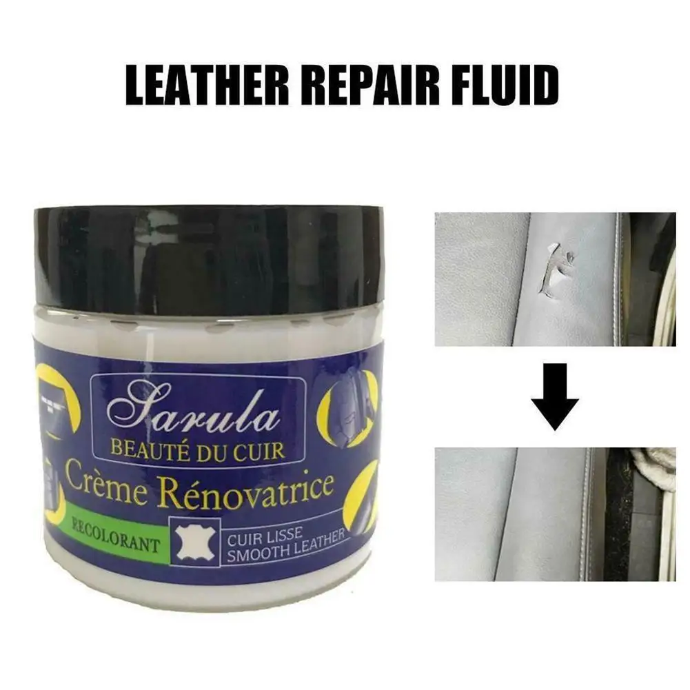 Leather Repair Cream Filler Compound For Leather Restoration Cracks Burns Holes Restore Cream Leather Renovating Cream Car Tools