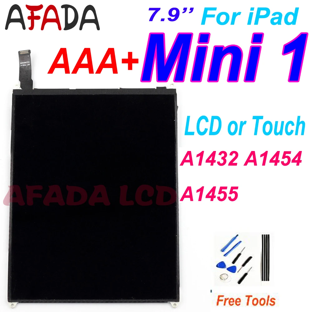 7.9'' For iPad Mini mini1 A1432 A1454 A1455 LCD Display Touch Screen Digitizer Glass For mini 1 Touch Screen Replacement