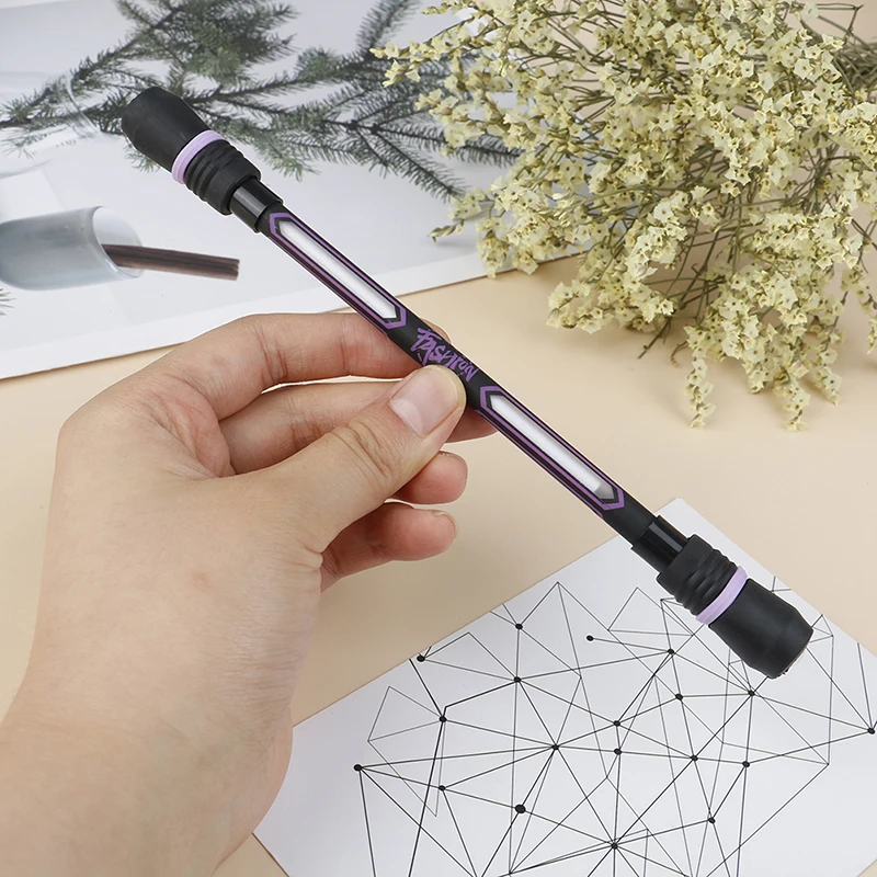 1PC Spinning Pen Creative Random Flash Rotating Gaming Gel Pens Student Gift Toy Release Pressure Comfortable Penspinning Pen