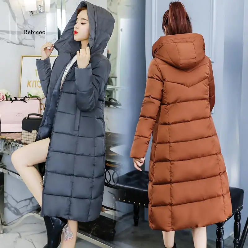 Fashion women Solid Winter New Fashions Down Parka Winter Jacket Women Parka