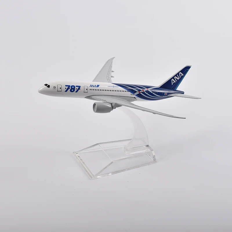 Jason Tutu 16Cm Ana Boeing 787 Vliegtuig Model Vliegtuig Model Vliegtuigen Diecast Metal 1/400 Schaal Vliegtuigen Fabriek Groothandel Dropshippi